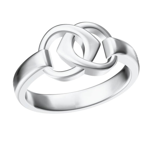 XNE-CN399672 Double C light gold ring
