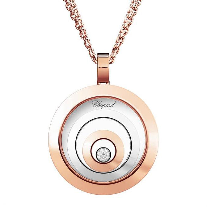 XB-795431-9001 light gold ring middle ring three ring single barrel pendant