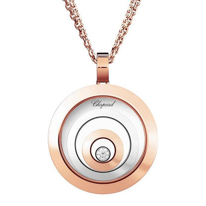 XB-795431-9001 light gold ring middle ring three ring single barrel pendant