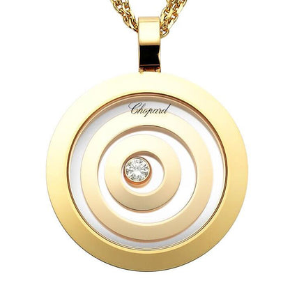 XB-795431-9001 light gold ring middle ring three ring single barrel pendant