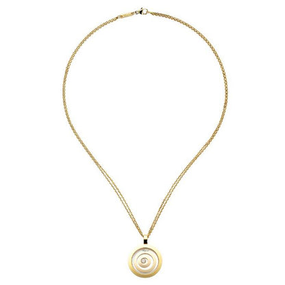 XB-795431-9001 light gold ring middle ring three ring single barrel pendant