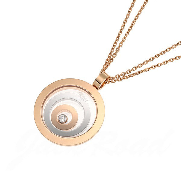 XB-795431-9001 light gold ring middle ring three ring single barrel pendant