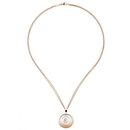 XB-795431-9001 light gold ring middle ring three ring single barrel pendant