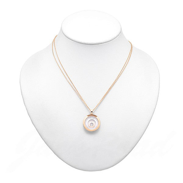 XB-795431-9001 light gold ring middle ring three ring single barrel pendant