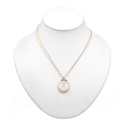XB-795431-9001 light gold ring middle ring three ring single barrel pendant