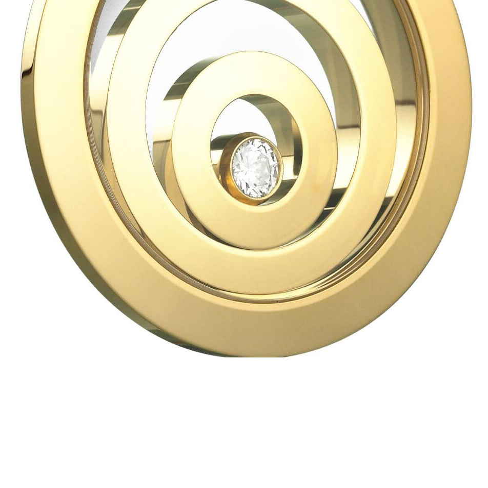 XB-795431-9001 light gold ring middle ring three ring single barrel pendant