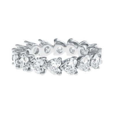 HW-WBD268886 fully set heart-shaped bar ring, full of diamonds