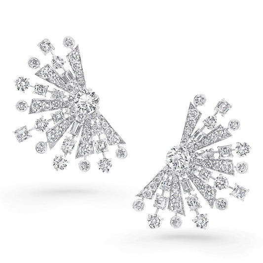 GLF-RGE1439 special-shaped diamond mixed firework ear clips