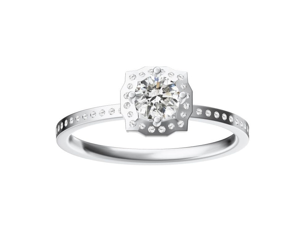 HW-RGD1912658 four-claw stone ring