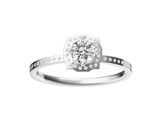 HW-RGD1912658 four-claw stone ring