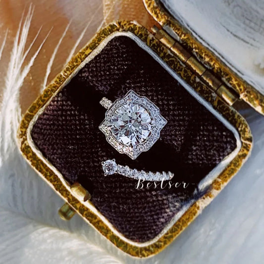 HW-RGD1768655 Four Claw Stone Ring