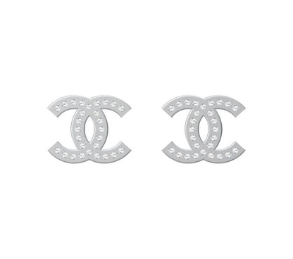 XNE-CNCEPM001满钻双C耳钉客版