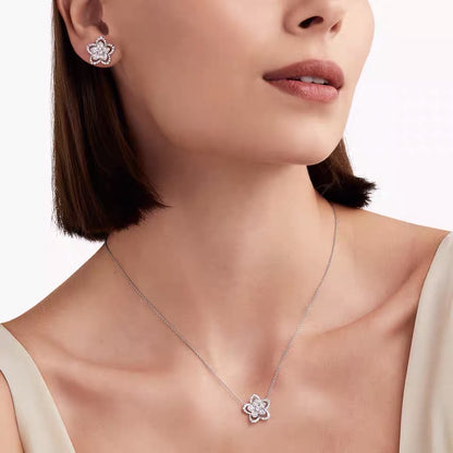 GLF-RGE1669 five-leaf flower earrings