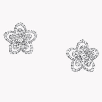 GLF-RGE1669 five-leaf flower earrings