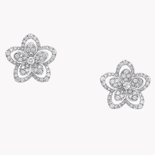 GLF-RGE1669 five-leaf flower earrings