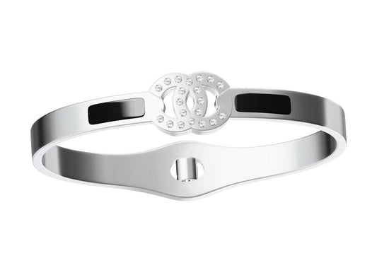 XNE-CN910355 Double C diamond bracelet