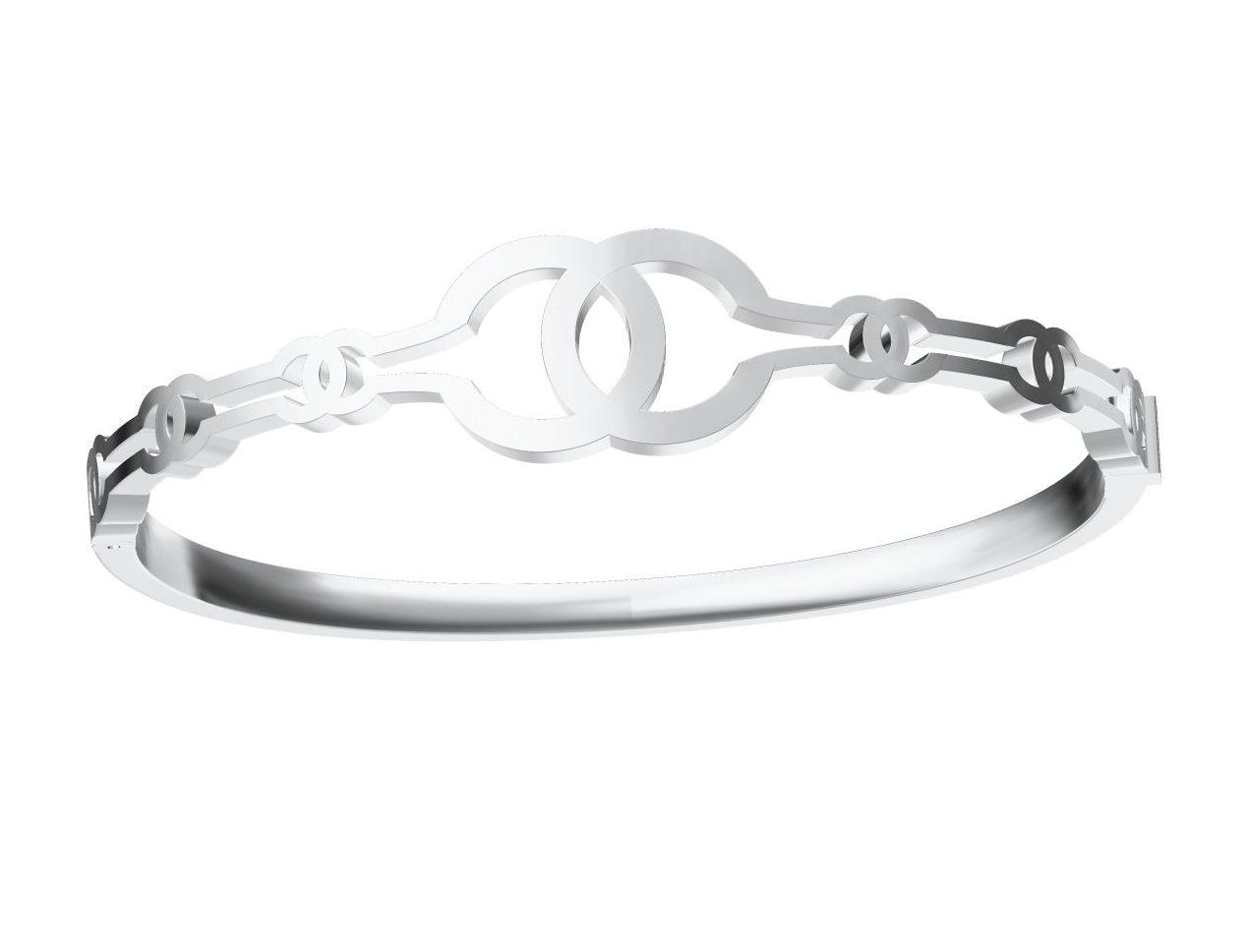 XNE-CN927332 Double C light gold bracelet
