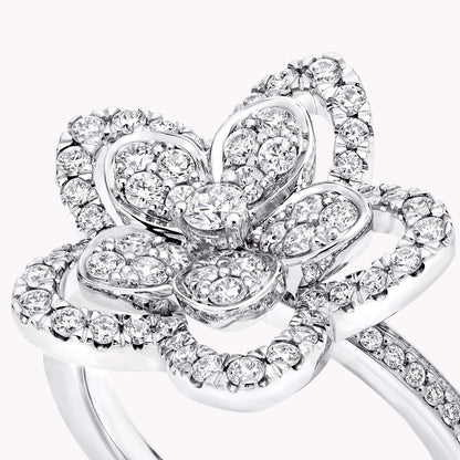 GLF-RGR846 mini five-leaf flower ring