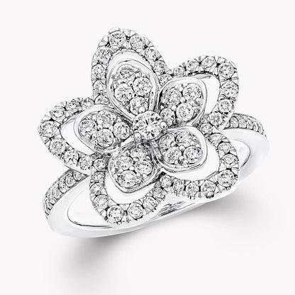 GLF-RGR846 mini five-leaf flower ring