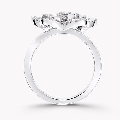 GLF-RGR846 mini five-leaf flower ring