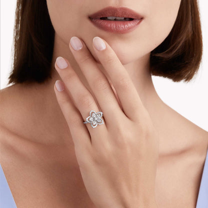 GLF-RGR846 mini five-leaf flower ring
