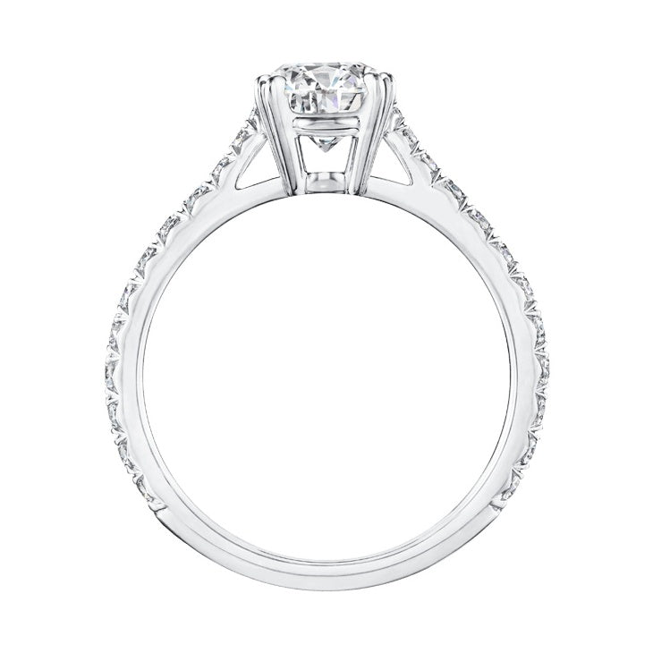 HW-RGDPRD010WRO四双爪1.25ct、半镶尖直臂钻戒婚戒