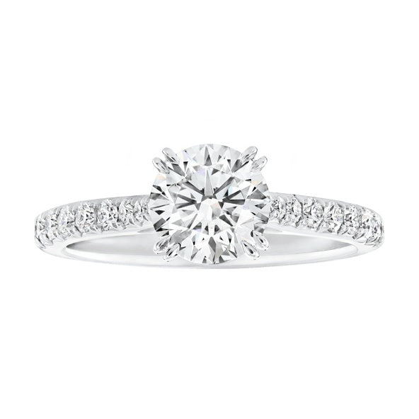 HW-RGDPRD010WRO四双爪1.25ct、半镶尖直臂钻戒婚戒