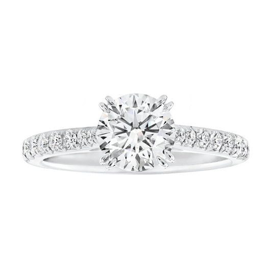 HW-RGDPRD010WRO四双爪1.25ct、半镶尖直臂钻戒婚戒