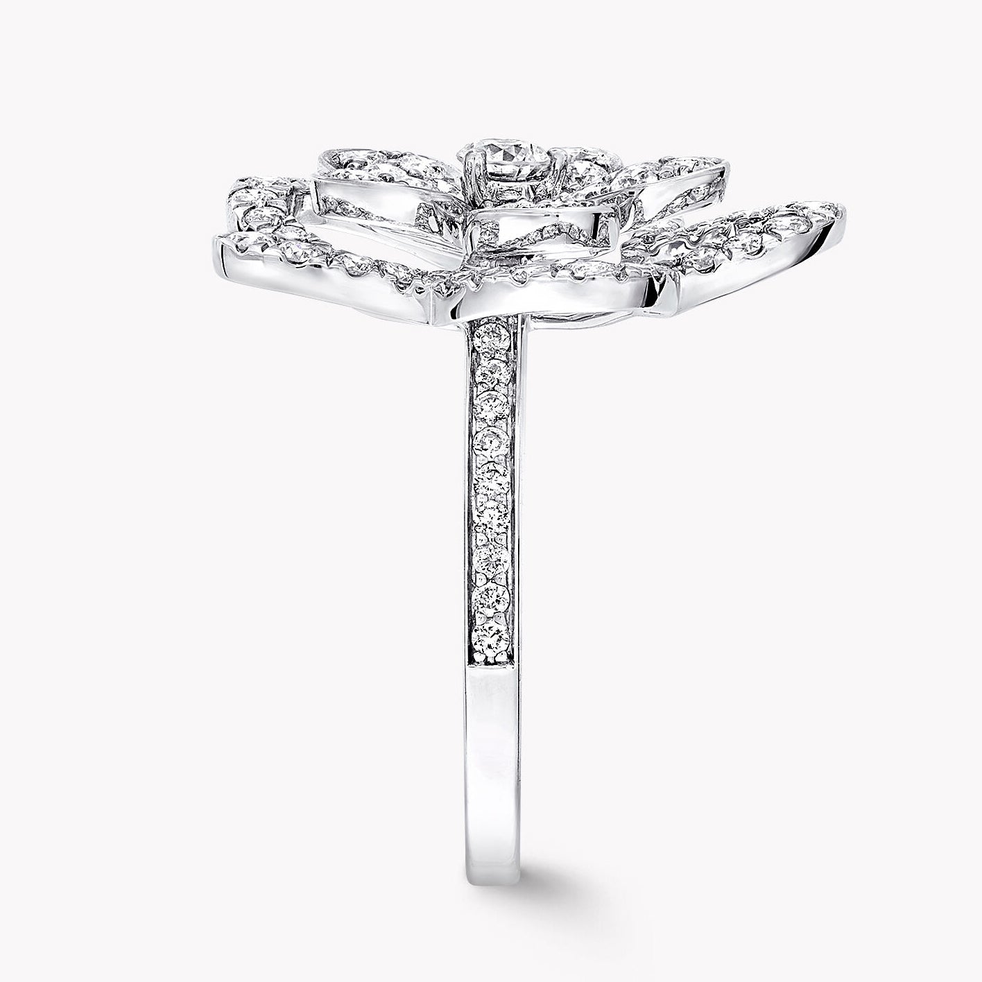 GLF-RGR845 19.7mm five-leaf flower ring