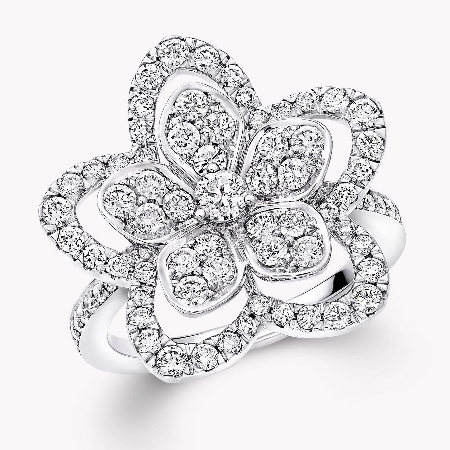 GLF-RGR845 19.7mm five-leaf flower ring