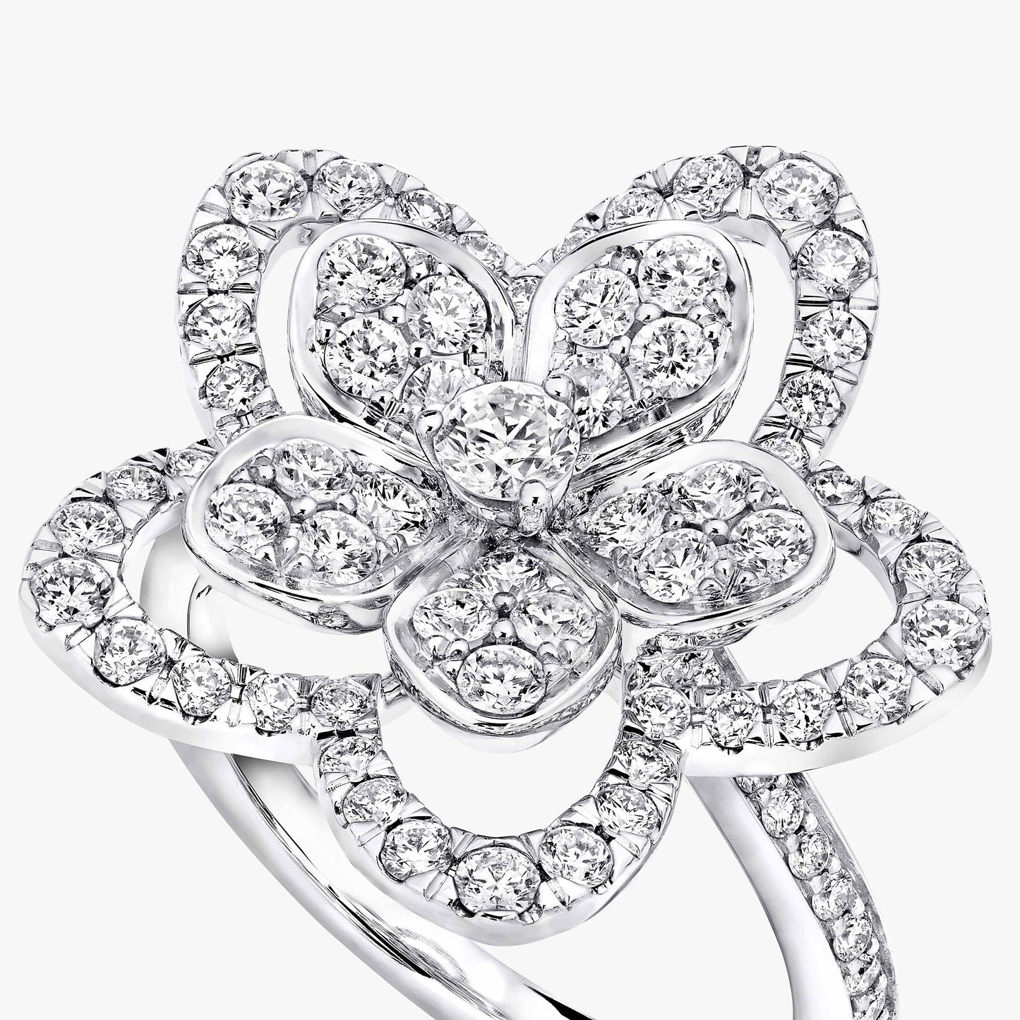 GLF-RGR845 19.7mm five-leaf flower ring