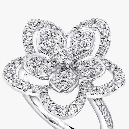 GLF-RGR845 19.7mm five-leaf flower ring