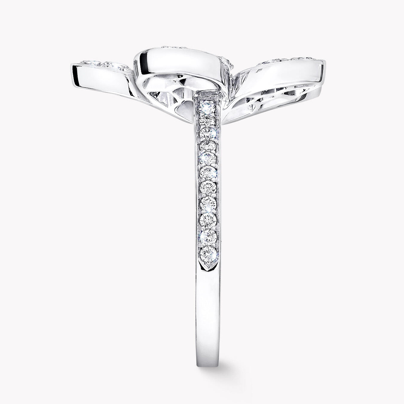 GLF-RGR852 five-leaf flower ring