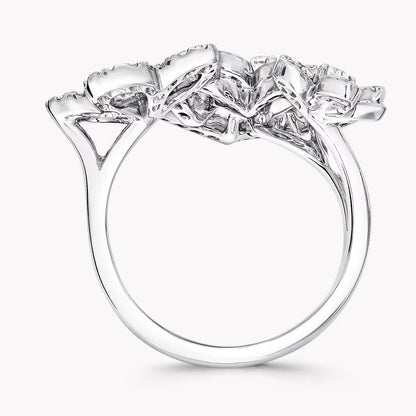 GLF-RGR841 five-leaf flower ring