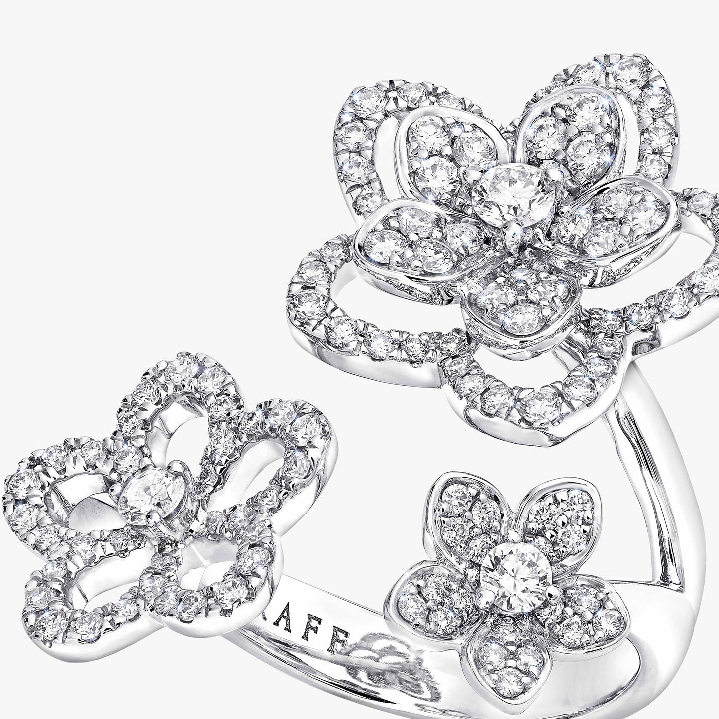 GLF-RGR841 five-leaf flower ring