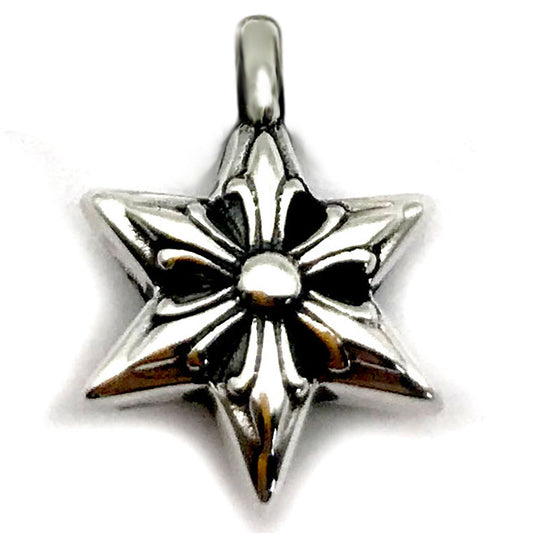 KLX-XL29867630 light gold six-pointed star pendant