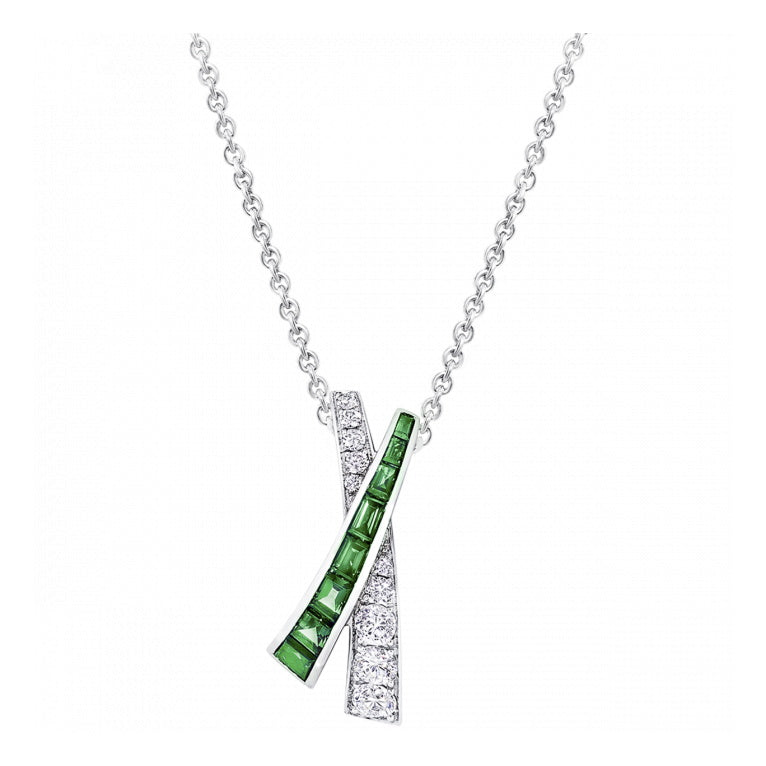 GLF-RGP653-X-shaped trapezoidal pendant