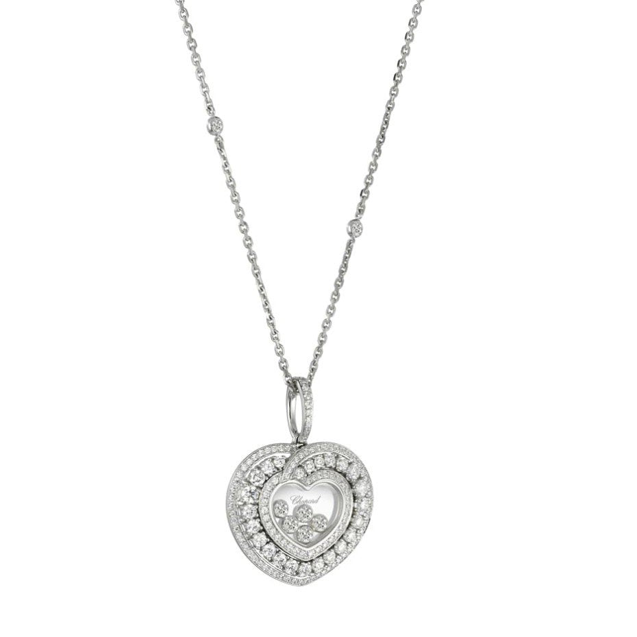 XB-799086-1001 heart-shaped glass pendant