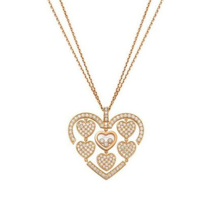 XB-797220-5003 Heart-shaped three-bag pendant
