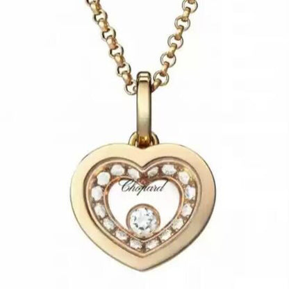 XB-B797790-1001 Heart-shaped single barrel pendant