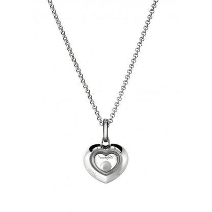 XB-797773-1001 single barrel heart-shaped single diamond pendant