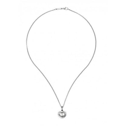 XB-797773-1001 single barrel heart-shaped single diamond pendant
