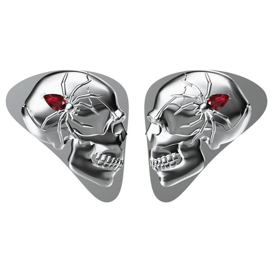 KLX-ES52304269 spider skull earrings