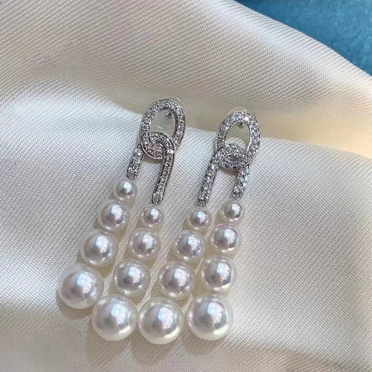 TSQ-432 Pearl Stud Earrings