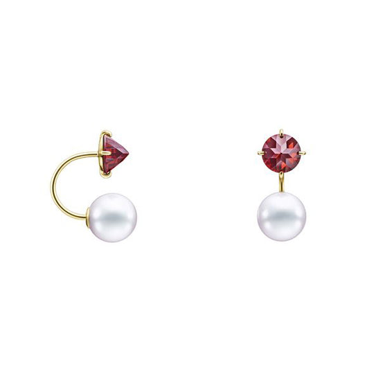 TSQ-569 Pomegranate Pearl Earrings