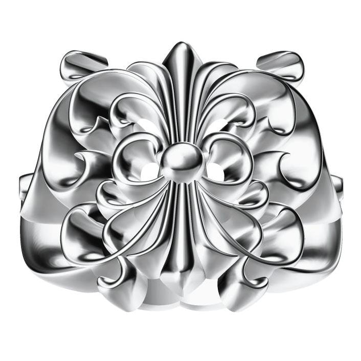 KLX-CH15160 light gold butterfly thatch ring 23.5#