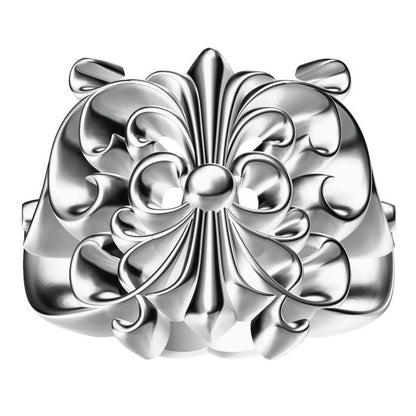 KLX-CH15160 light gold butterfly thatch ring 23.5#