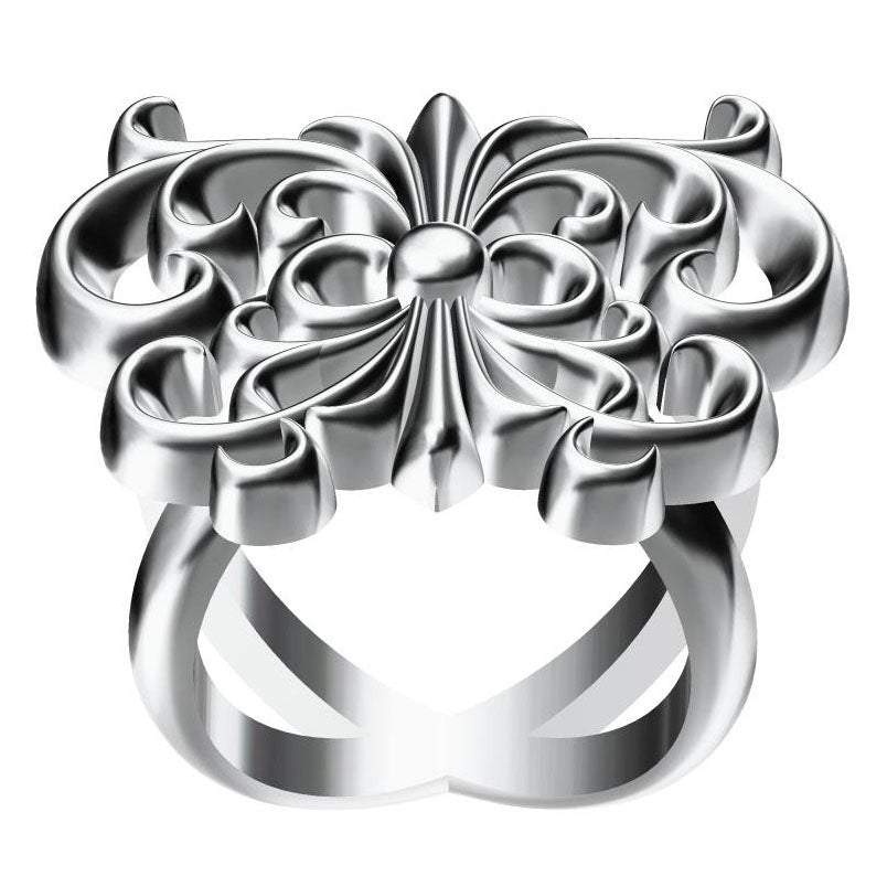 KLX-JZ45115437 Maohua Butterfly Ring 22#