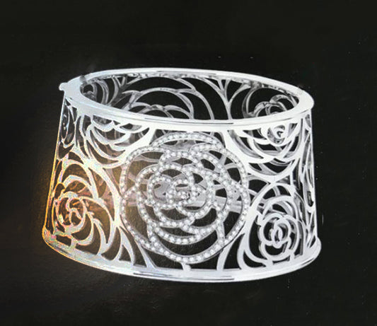 XNE-J55700 Camellia Trumpet Bracelet