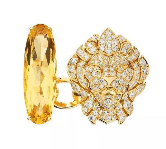 XNE-DAZZLING Lion Ring